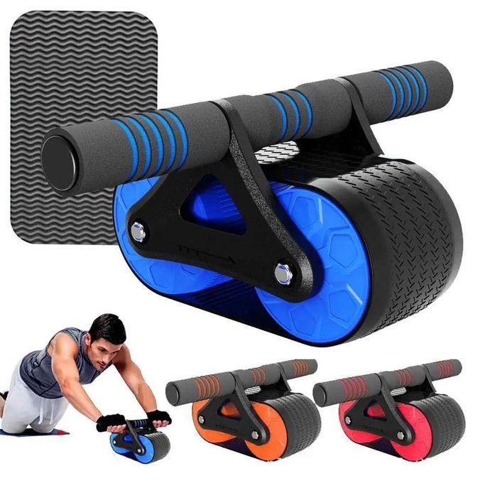 Roller set with handle & silent knee pad mat