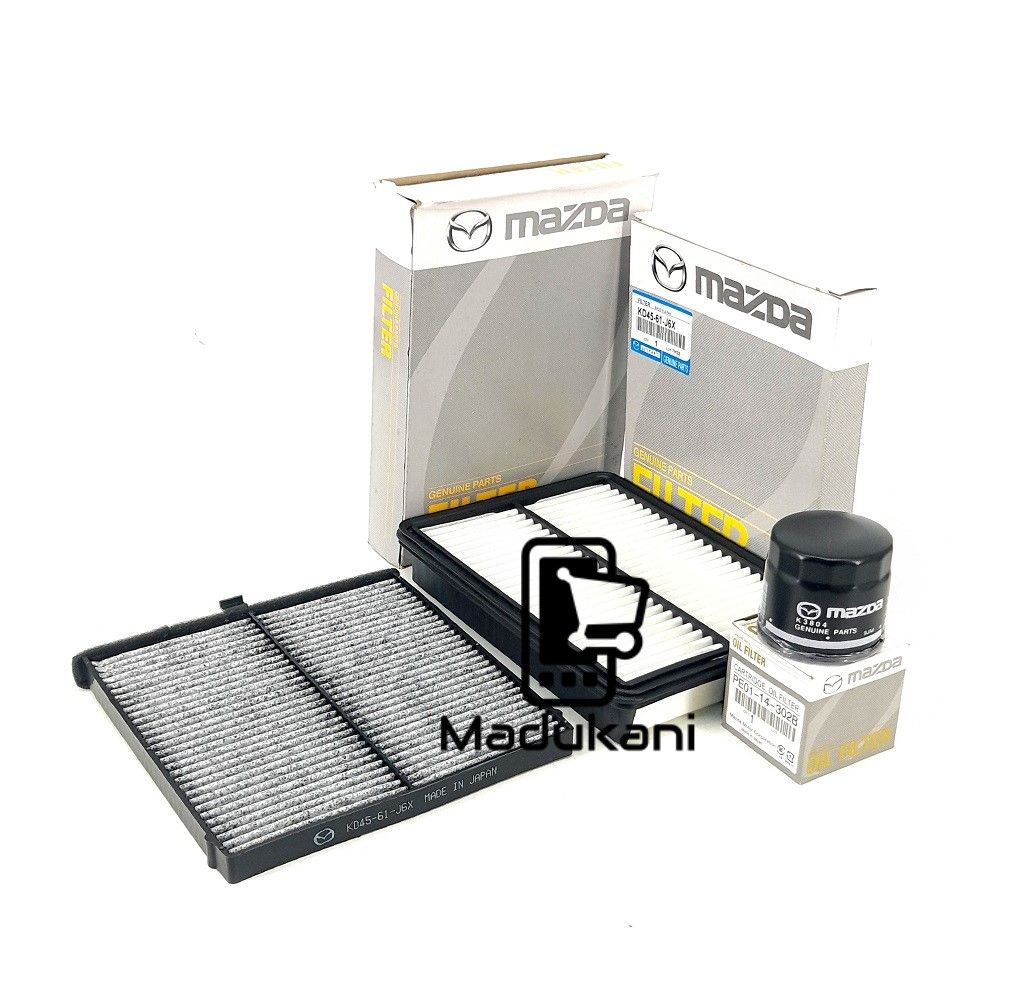 MAZDA Genuine Filters Service Kit for PETROL CX3, CX5, Axela, etc