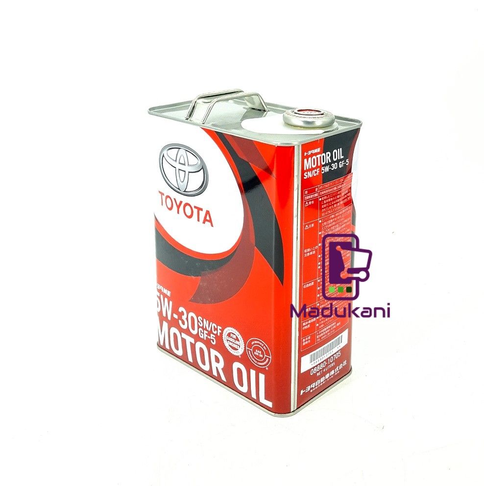 Toyota SN CF GF-5 SAE 5W-30 Fully Synthetic Engine Oil 4L