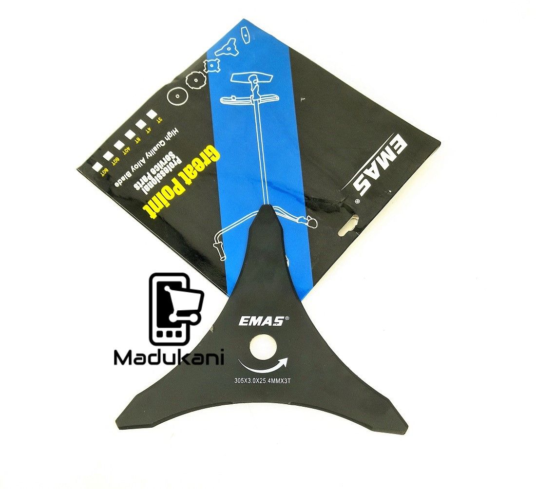 Heavy Duty 3T Brushcutter Blade 305 x 25.4 x 3.0mm