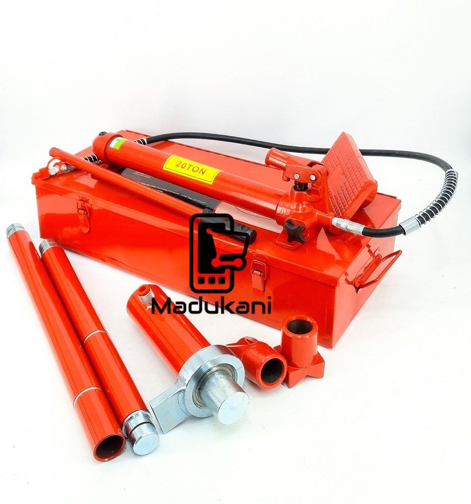 20 Ton Body Jack Portable Hydraulic Hand Pump Body Frame Repair Tool Set