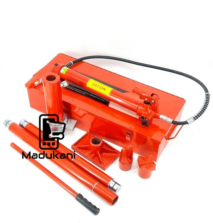 20 Ton Body Jack Portable Hydraulic Hand Pump Body Frame Repair Tool Set