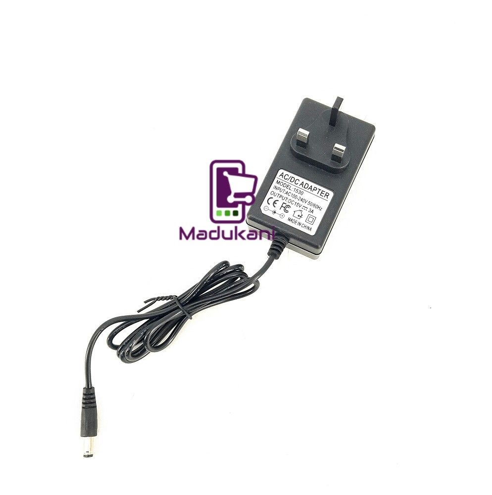 15V 3A DC Power Adapter Charger