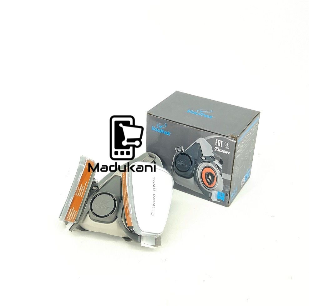 Vaultex 6200 KN95 Double Filter Chemical Respirator Dust and Gas Mask