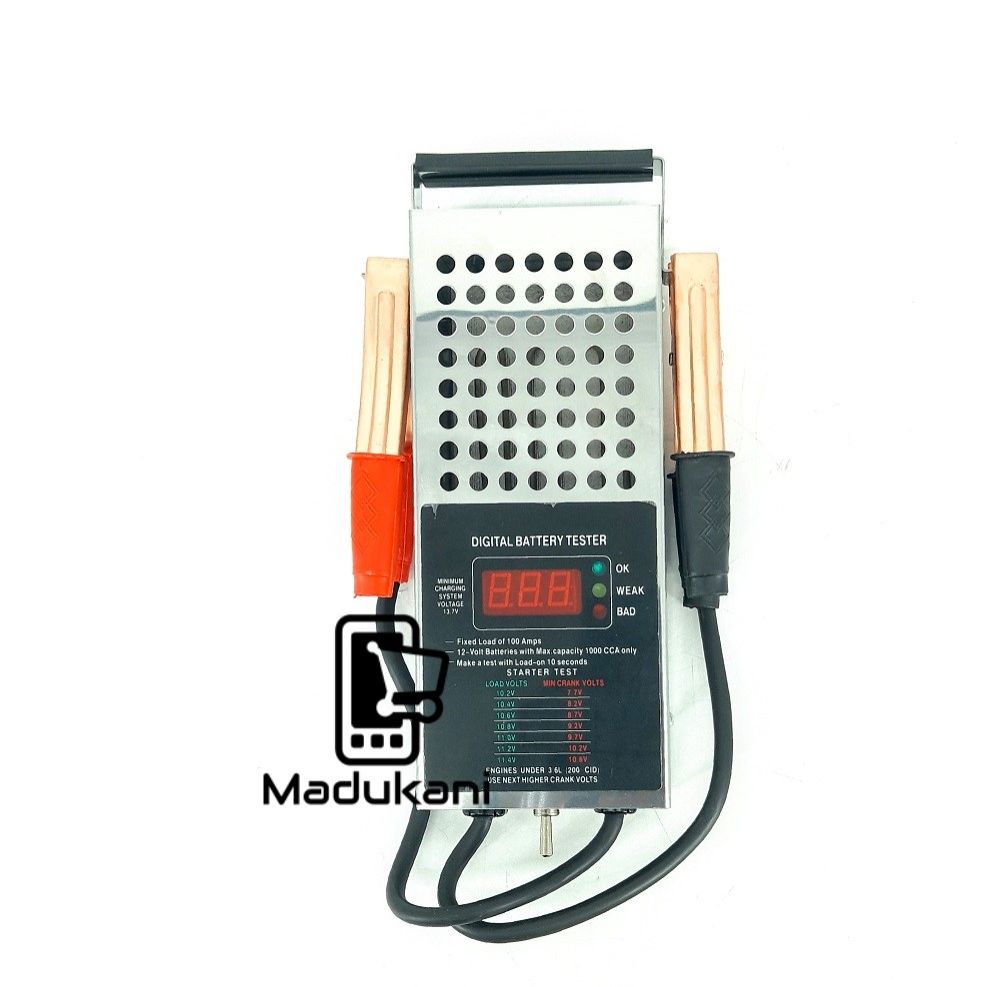 12V 100A Digital Battery Tester and Charging System Analyzer