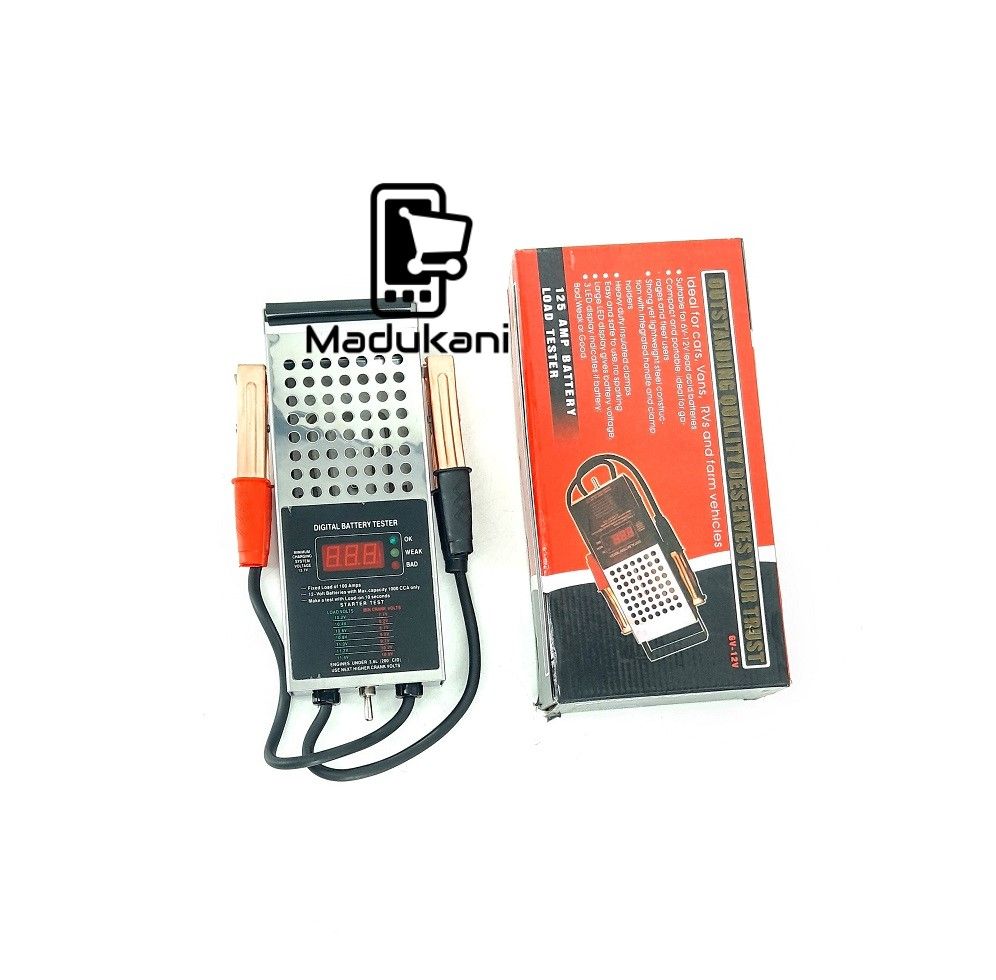 12V 100A Digital Battery Tester and Charging System Analyzer
