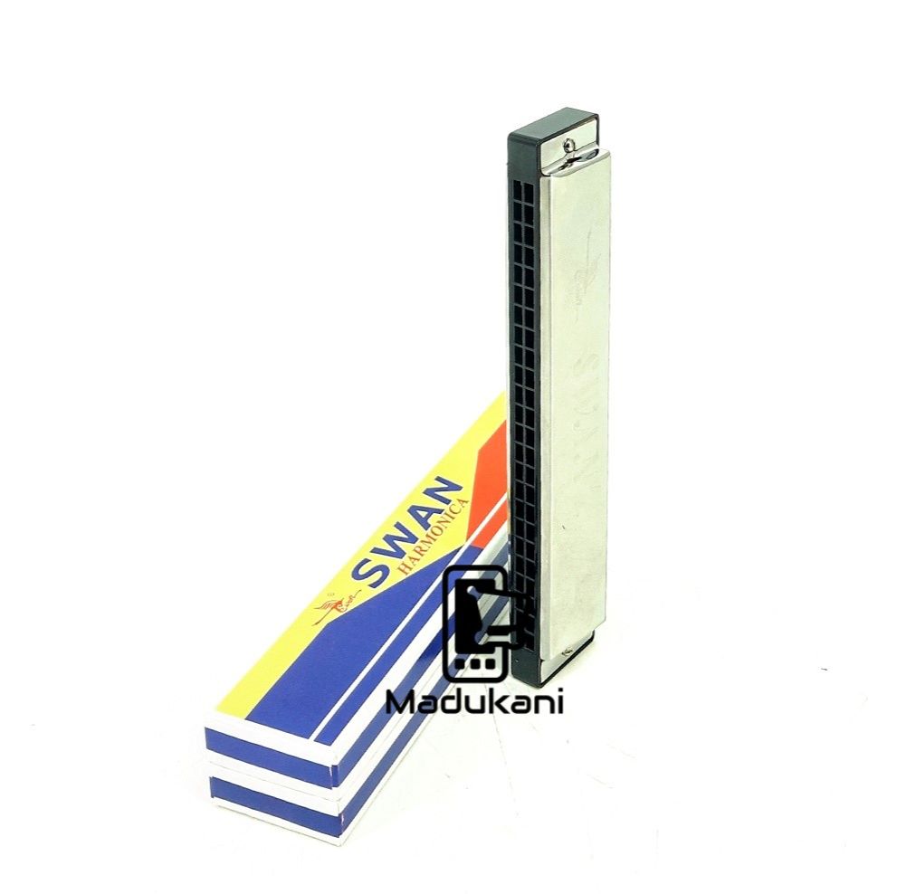 SWAN 24 Holes SINGLE Sided C Tremolo Harmonica Mouth Organ