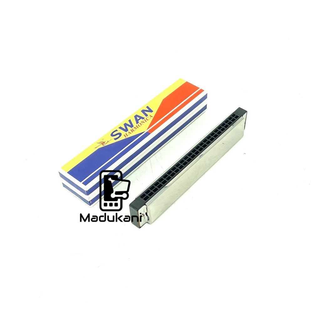 SWAN 24 Holes SINGLE Sided C Tremolo Harmonica Mouth Organ