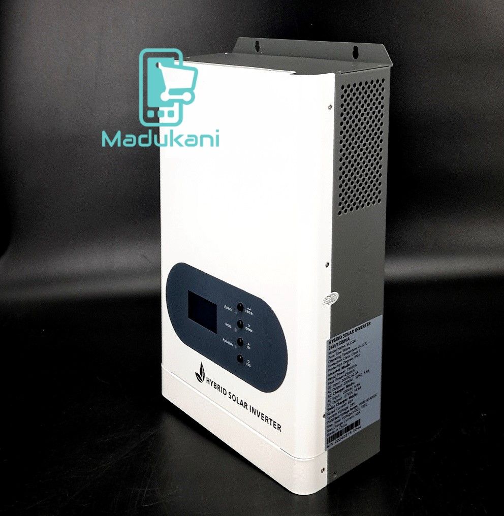 1500W 1.5KVA 24V DC to AC 230V Pure Sine Wave Hybrid Inverter Off-Grid Solar Inverter Charger