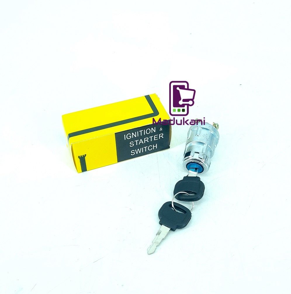 Ignition Starter Switch 3 Position 3 Connection Terminals with 2 Keys