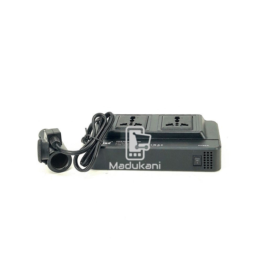 200W Car Power Inverter with 2 AC Outlets, 3 USB Quick Charge 3.0, LED Display