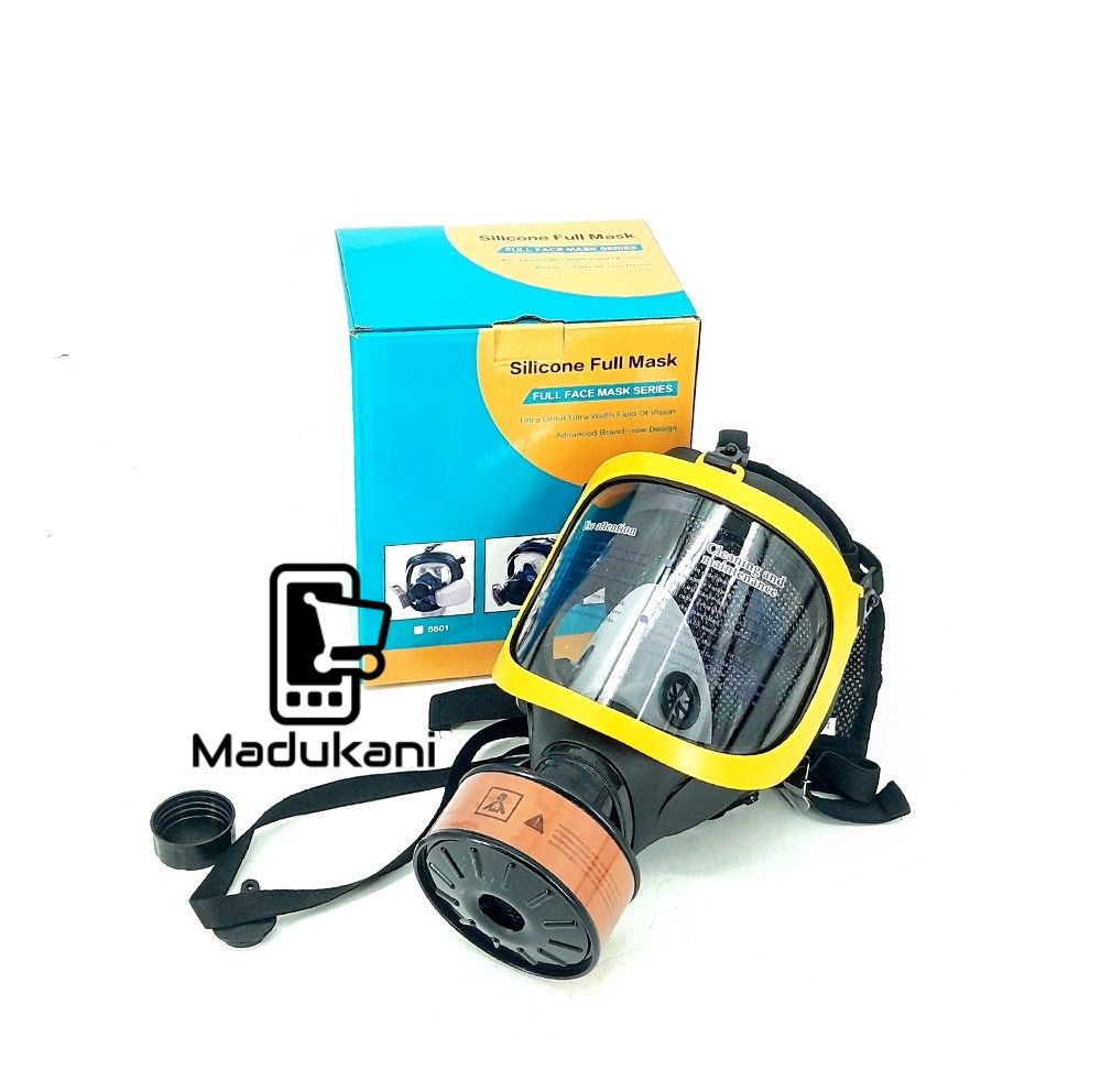 Silicone Anti Fog Full Face Respirator Mask with Activated Carbon Filter