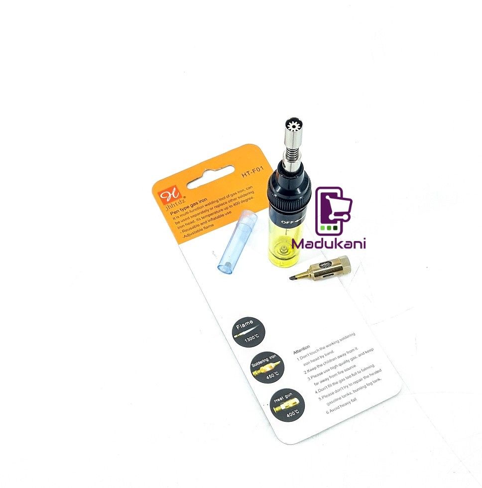 Refillable Butane Gas Soldering Iron Pen Blow Torch with Iso-Tip