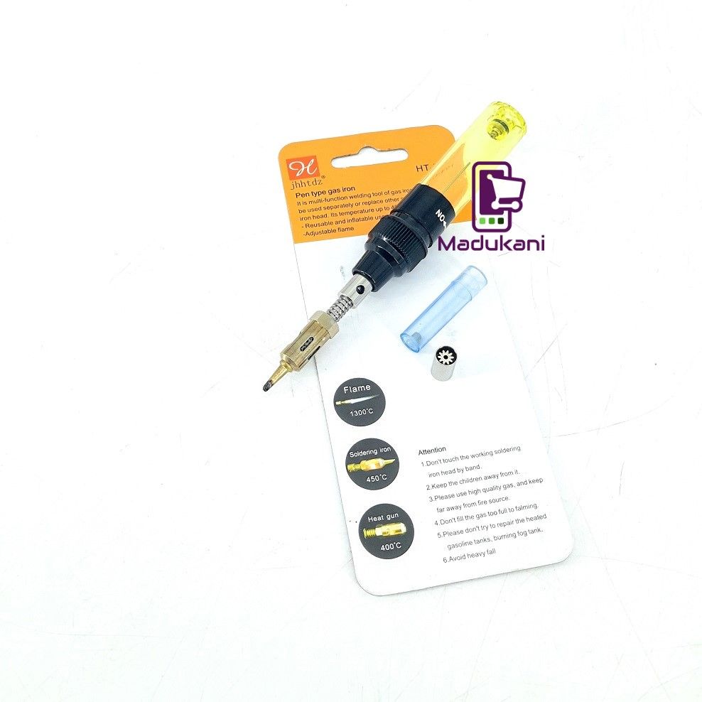 Refillable Butane Gas Soldering Iron Pen Blow Torch with Iso-Tip