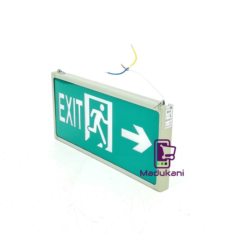 Electric Illuminated EXIT Sign Dual Sided