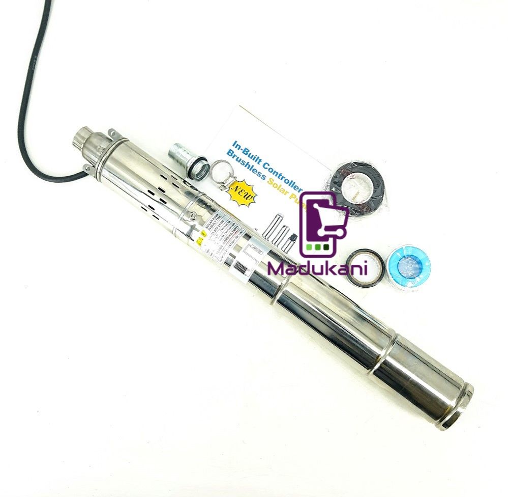 80m 250W 24V Brushless Solar Pump with Inbuilt Controller