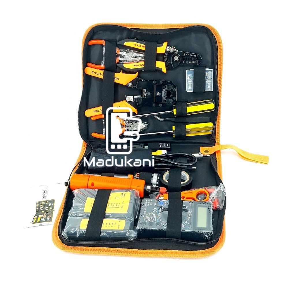 Professional 17 in 1 Electrician Network Cable Tool Kit