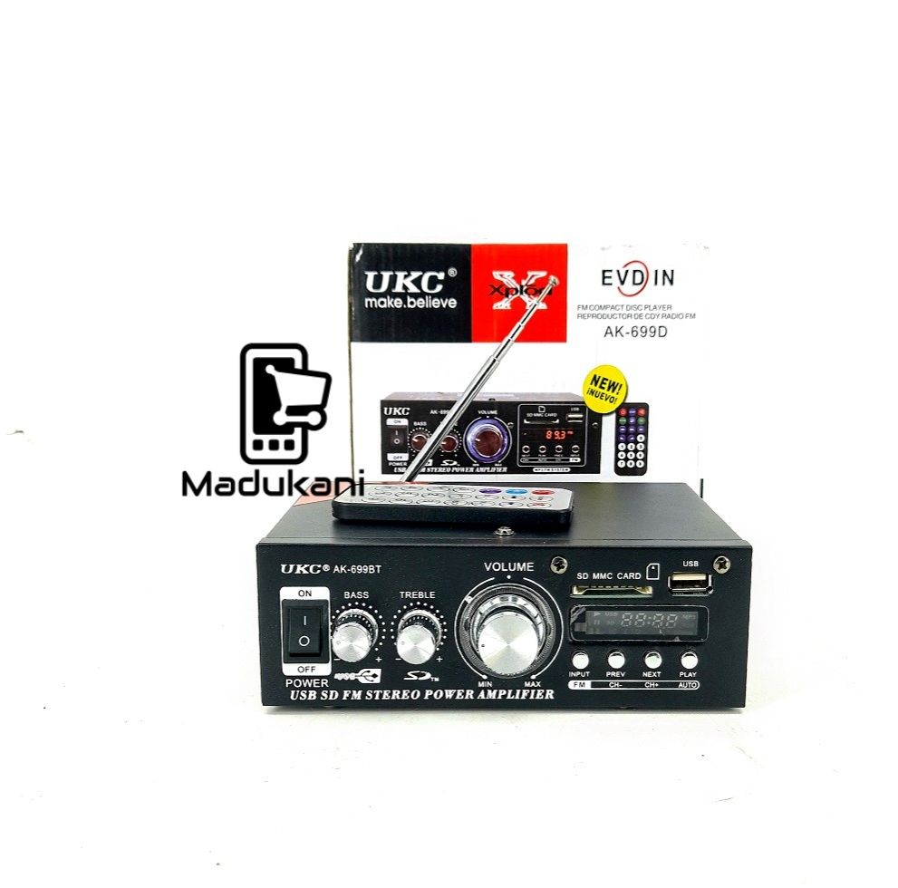 AK-699D HiFi Stereo Audio Amplifier 500W 250W+250W with Bluetooth