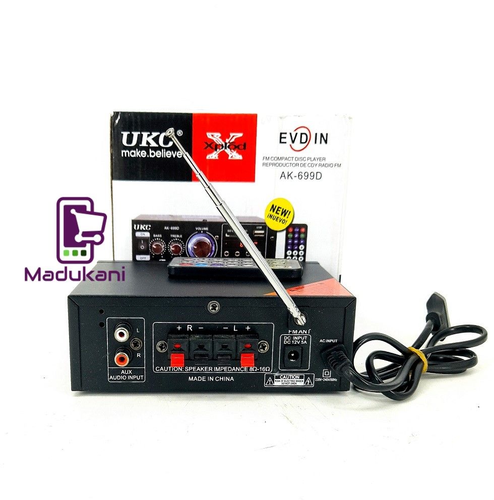 AK-699D HiFi Stereo Audio Amplifier 500W 250W+250W with Bluetooth