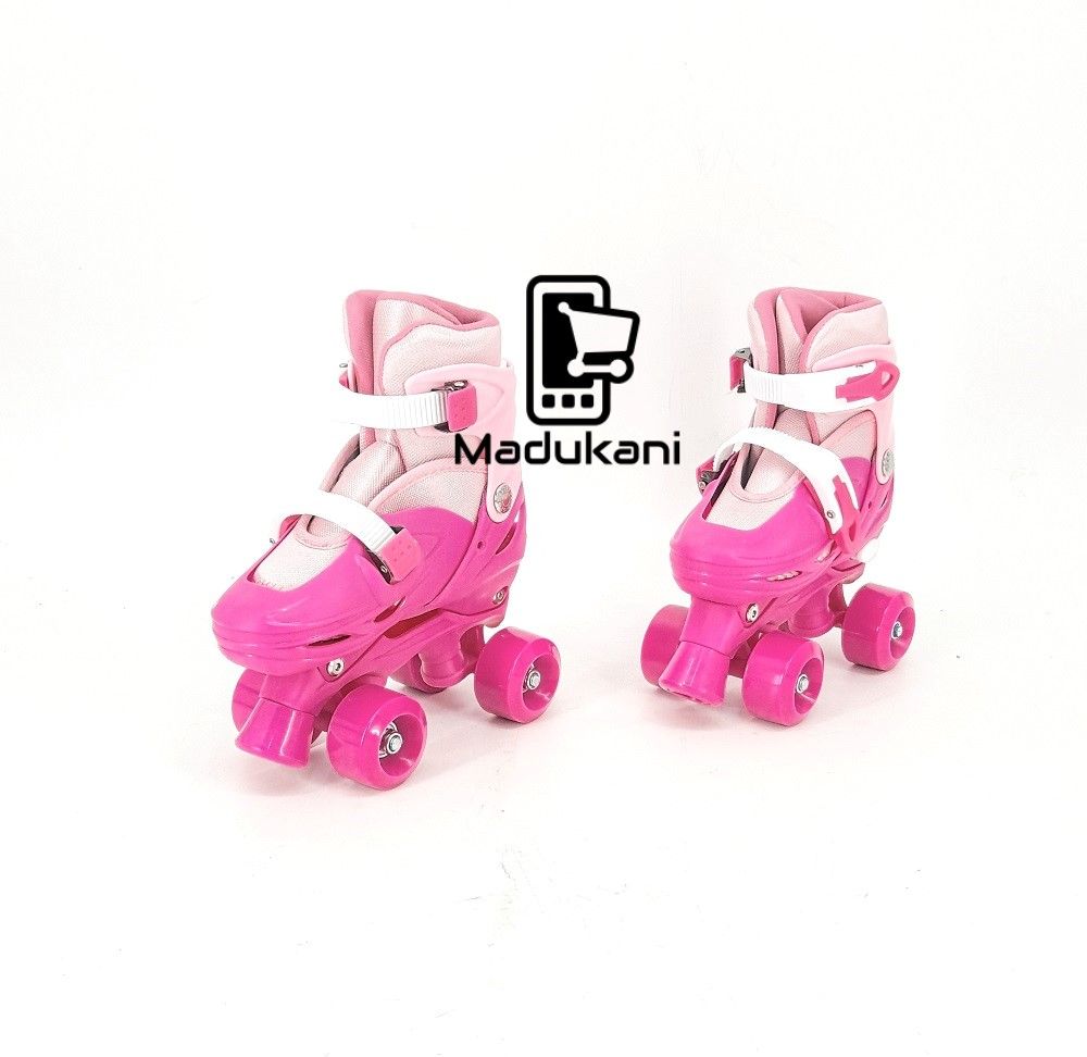 Size 28 - 34 Adjustable Kids Roller Skates Quad Skates