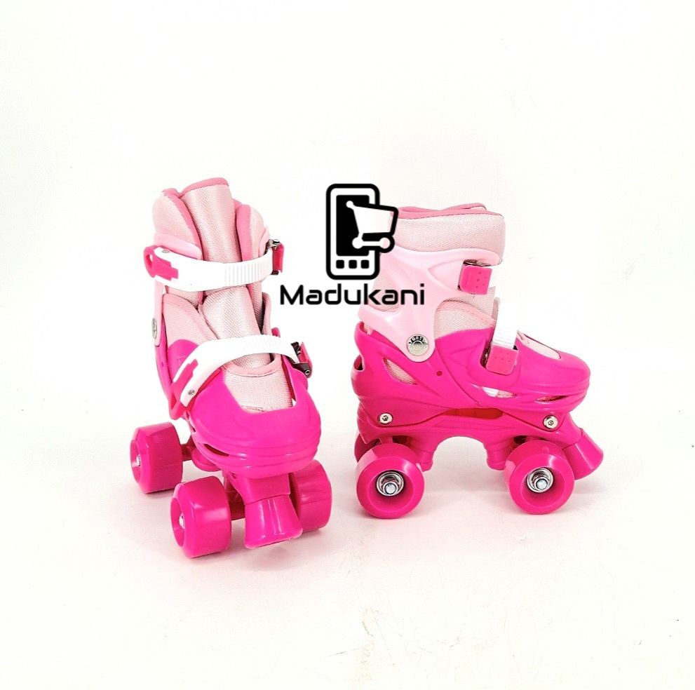 Size 28 - 34 Adjustable Kids Roller Skates Quad Skates