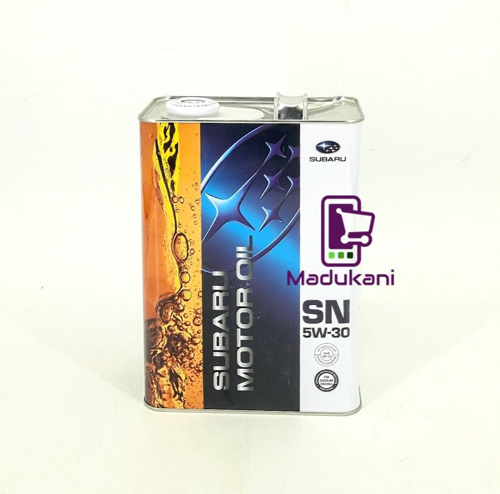 SUBARU Motor Oil SN SAE 5W 30 Fully Synthetic Engine Oil 4 Litres
