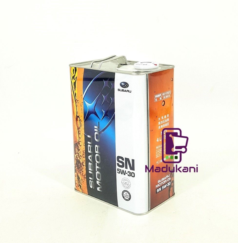 SUBARU Motor Oil SN SAE 5W 30 Fully Synthetic Engine Oil 4 Litres
