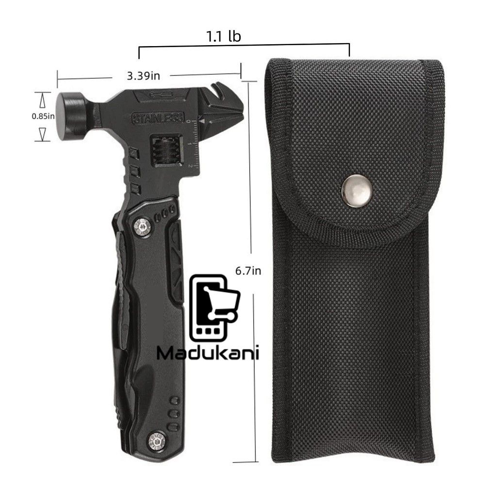16 IN 1 Multifunction Wrench Hammer Multitool
