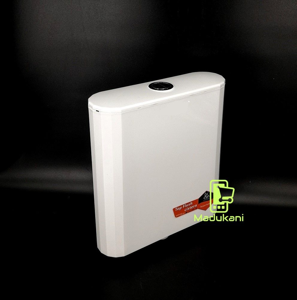 Top Push Button Dual Flush Toilet Plastic Cistern
