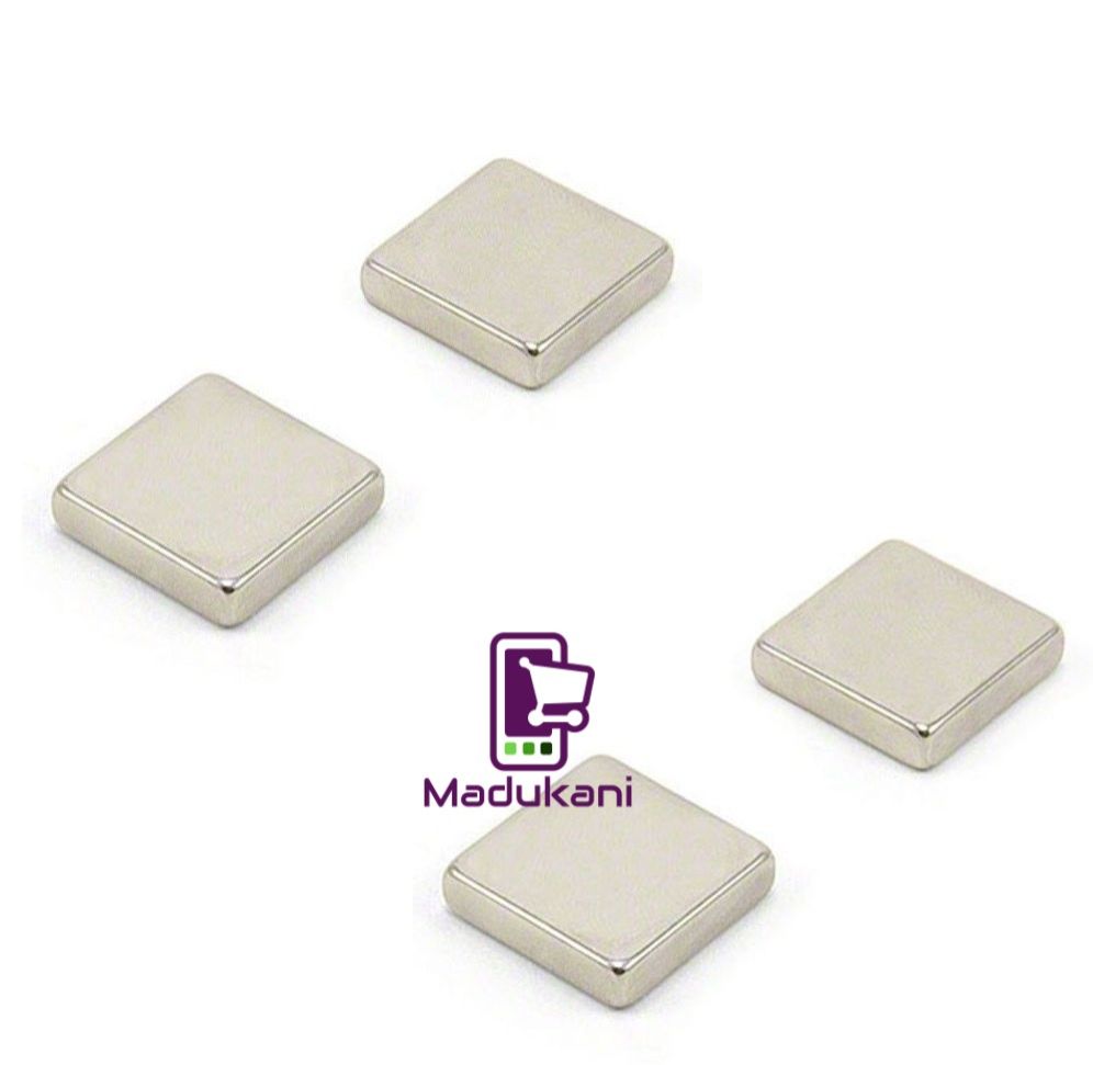 4PCS Neodymium 15mm x 15mm x 3mm Mini Square Magnets