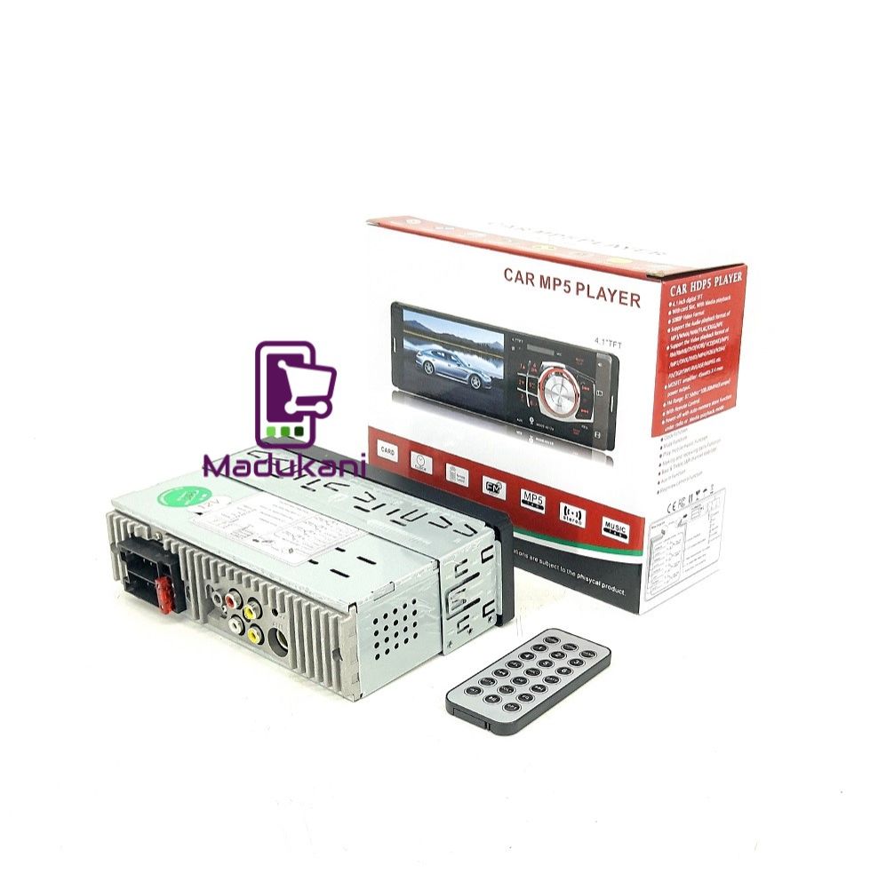 Multimedia Single Din Car Bluetooth FM Radio with 4.1 Inch Screen