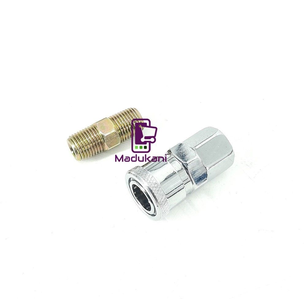 ¼ inch Pneumatic Air Hose Female Quick Coupler with Male Nipple