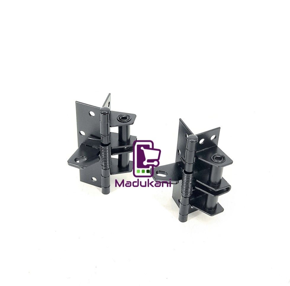 2PCS Spring Loaded Auto Self Closing Hinges