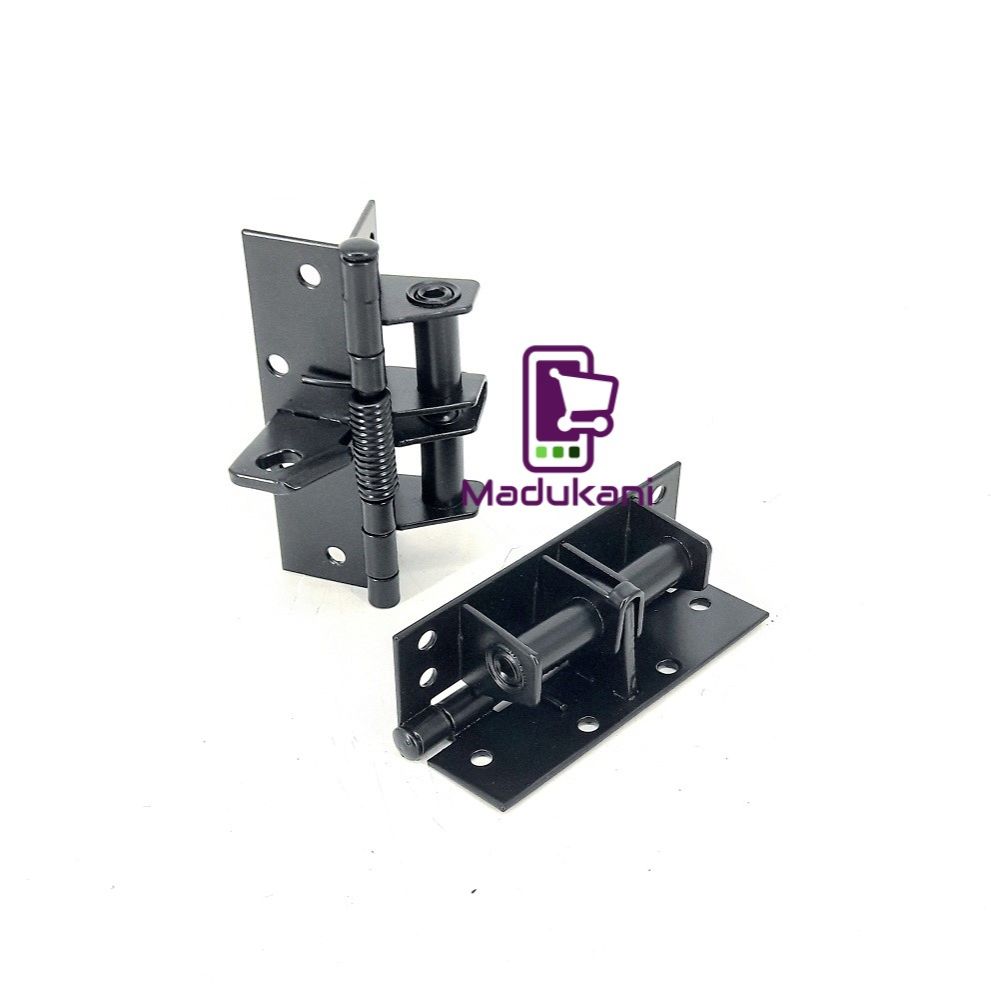 2PCS Spring Loaded Auto Self Closing Hinges