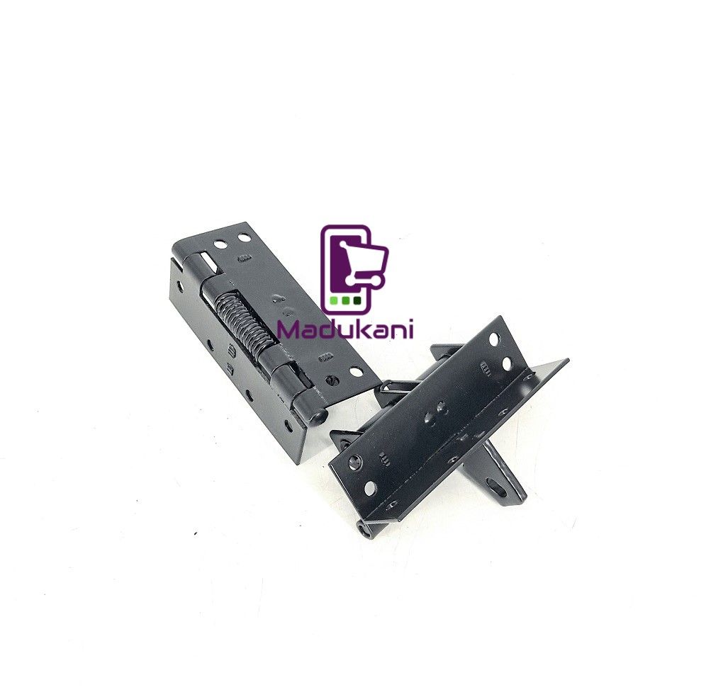 2PCS Spring Loaded Auto Self Closing Hinges