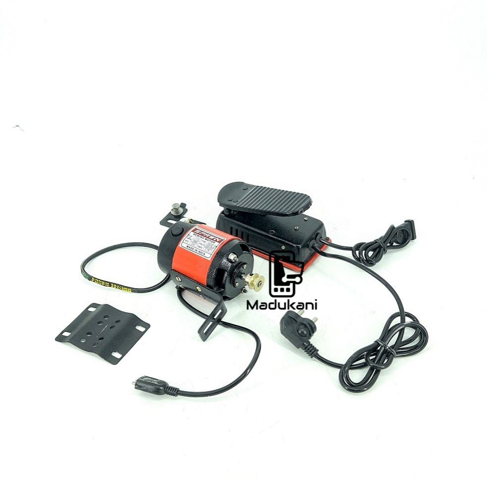Large Sewing Machine Motor with Regulator Foot Pedal