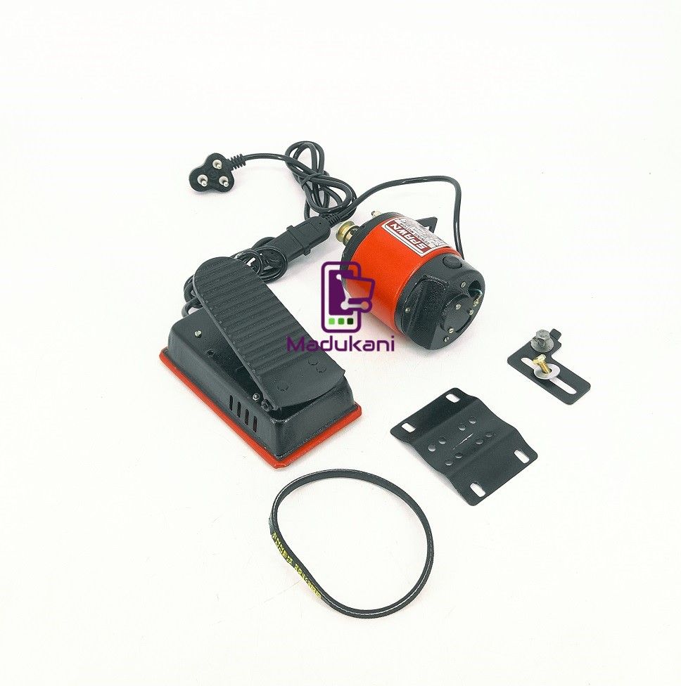 Large Sewing Machine Motor with Regulator Foot Pedal