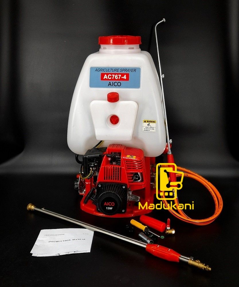 Powered Knapsack Sprayer with 25cc 4-Stroke Engine