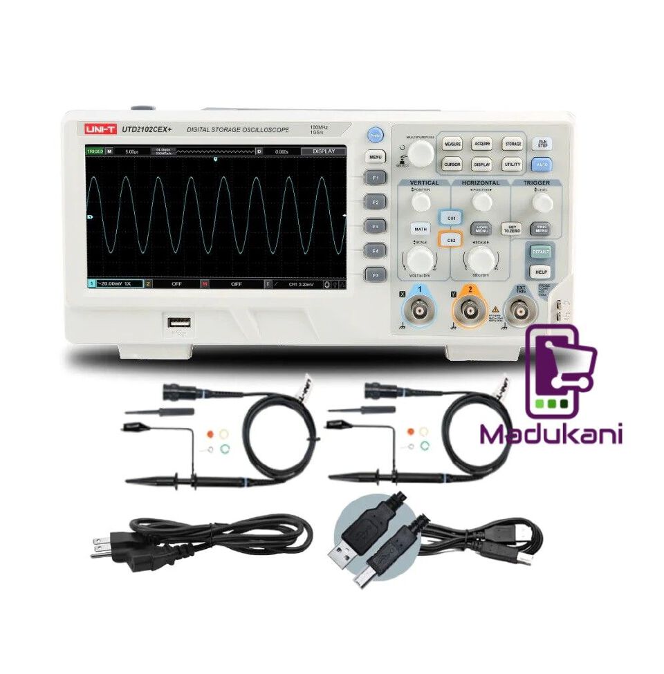 UNIT UNI-T UTD2102CEX+ 100MHz Digital Storage Oscilloscope