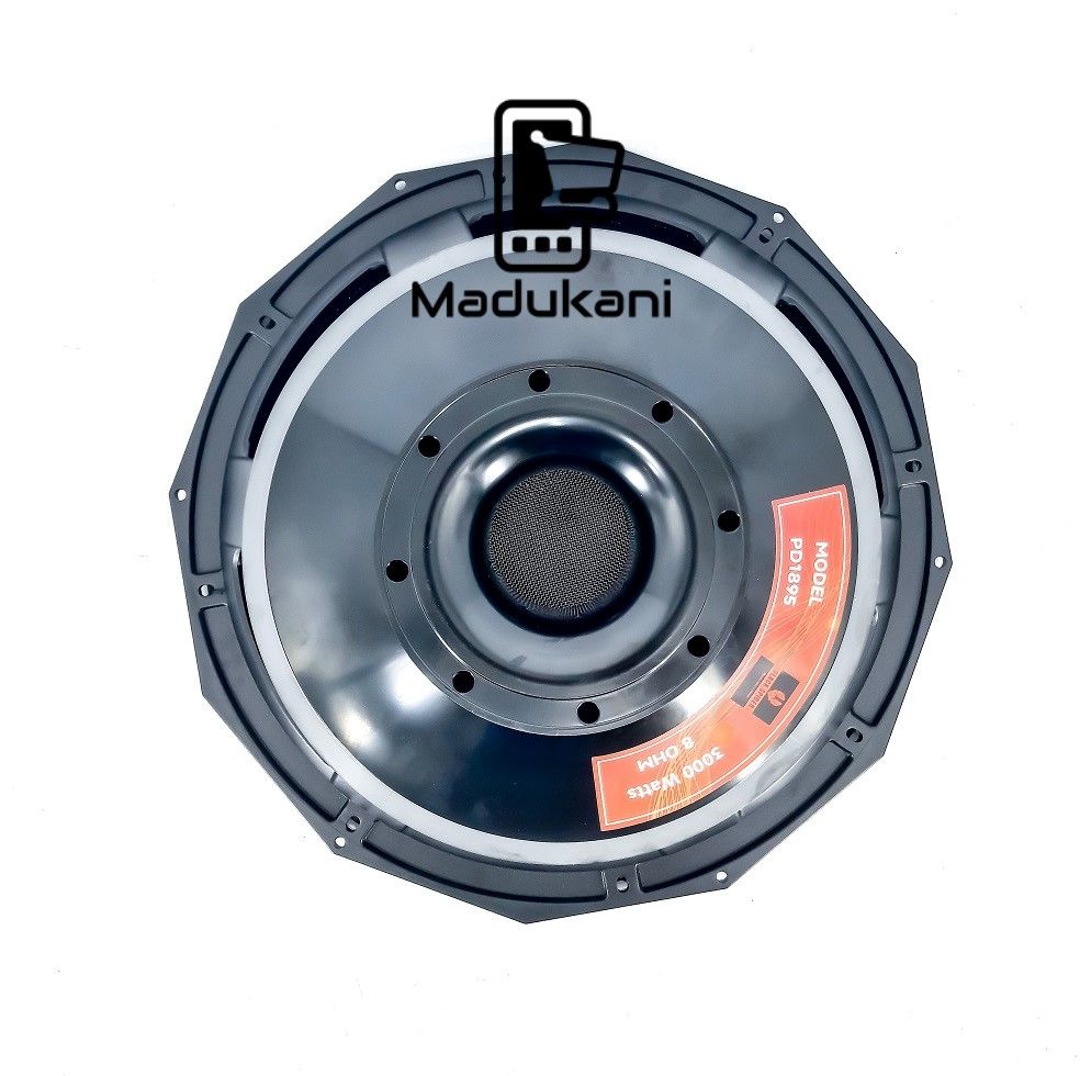 Black Spider PD1895 3,000W 18 inch 8 Ohm Waterproof Subwoofer Bass Speaker