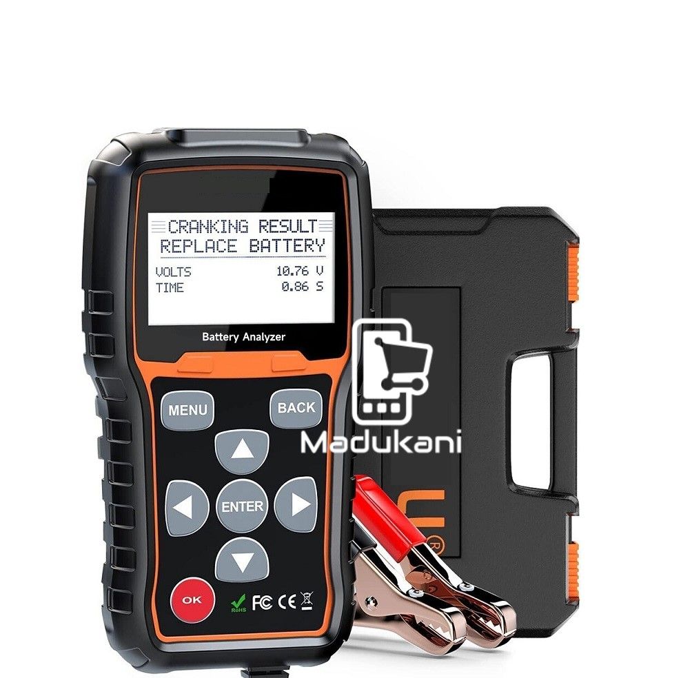 12V 24V Car Battery Tester Load Cranking Charging System Analyzer