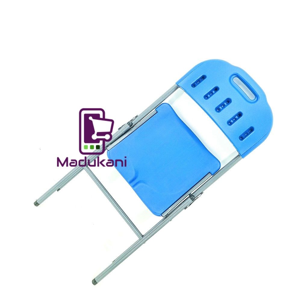 Blue Comfortable Heavy Duty Folding Chair with Steel Frame