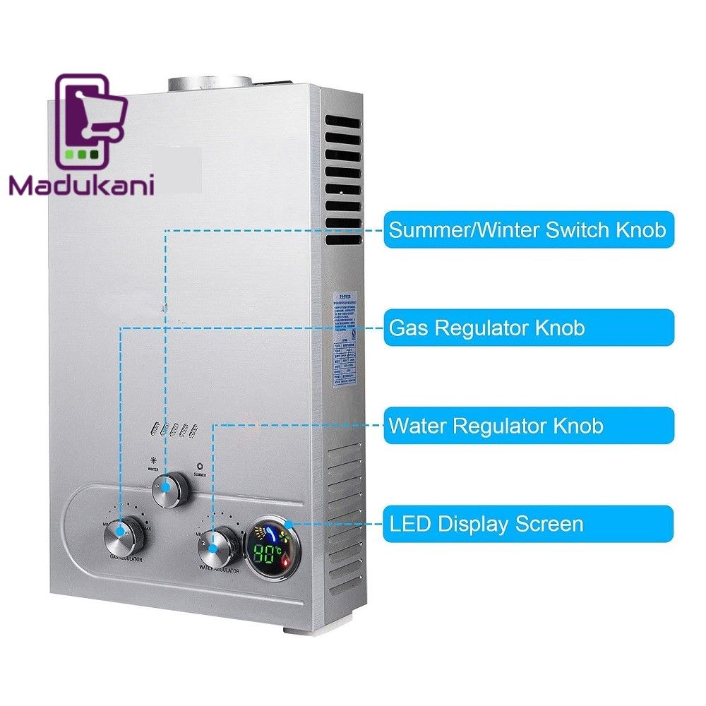 12L Tankless Water Geyser Gas Water Heater