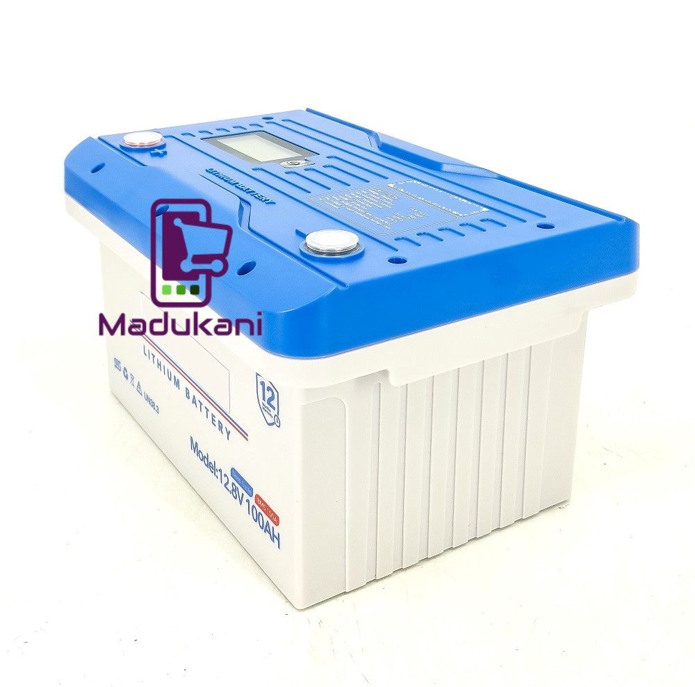 12.8V 100AH BMS100A Deep Cycle Solar Lithium Battery