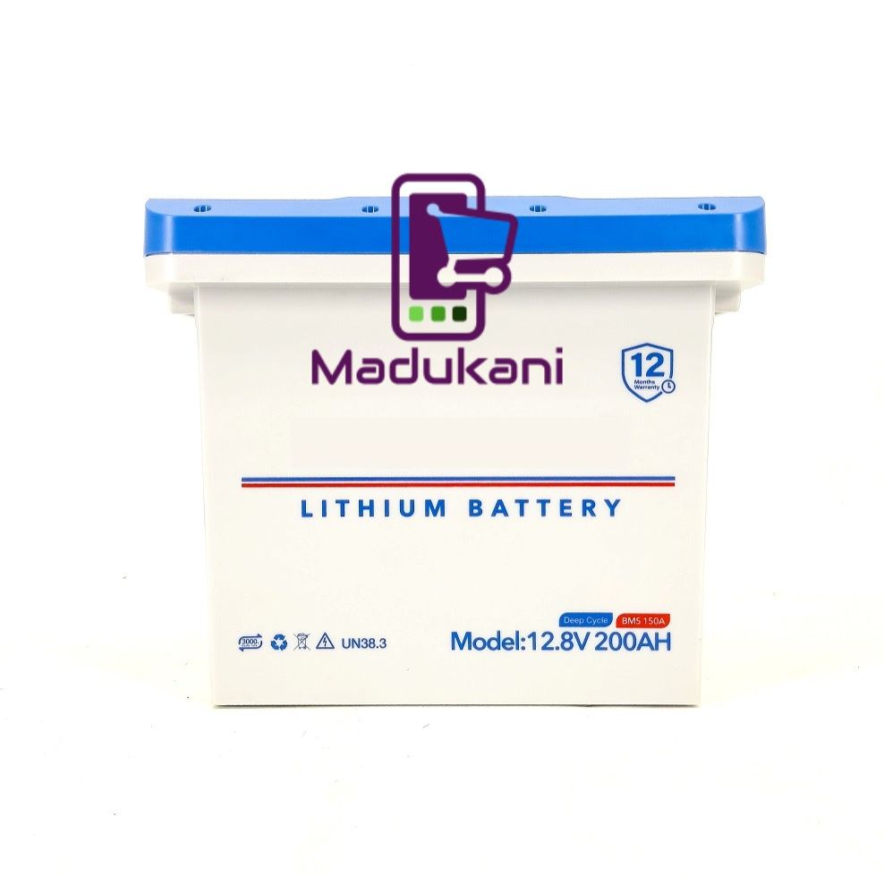 12.8V 200AH BMS150A Deep Cycle Solar Lithium Battery