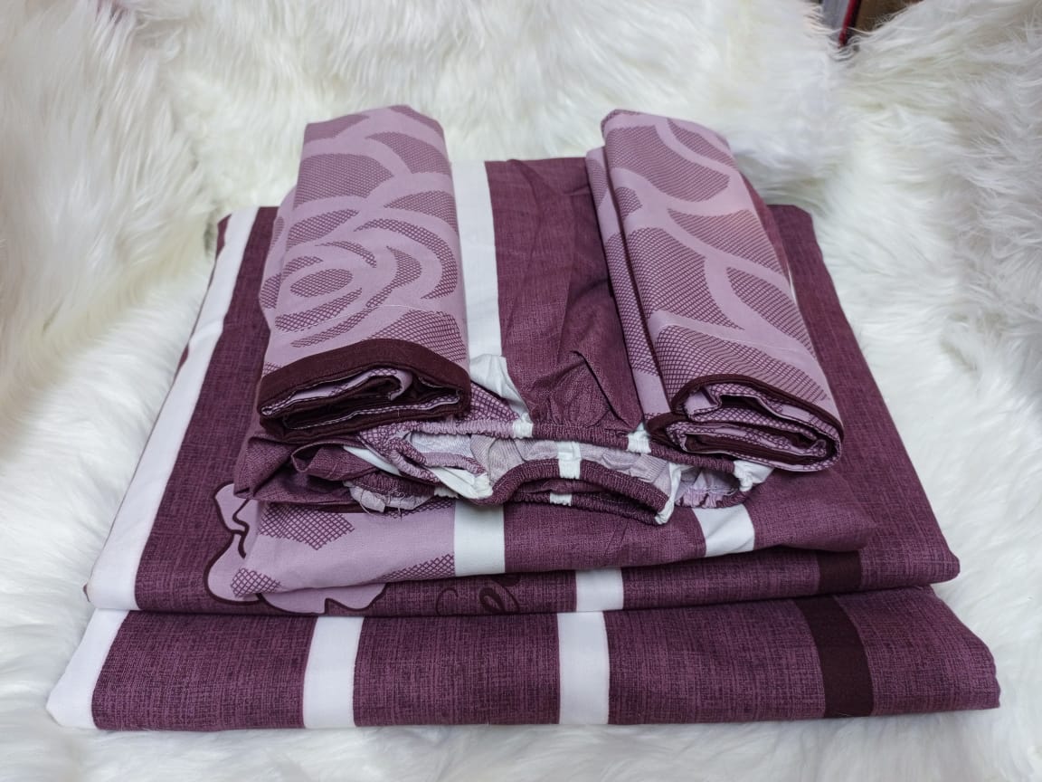 6 X 7 Fts 100% cotton 3pc bedsheets 2pc bedsheets 2pcs pillowcases 1pc mattress cover
