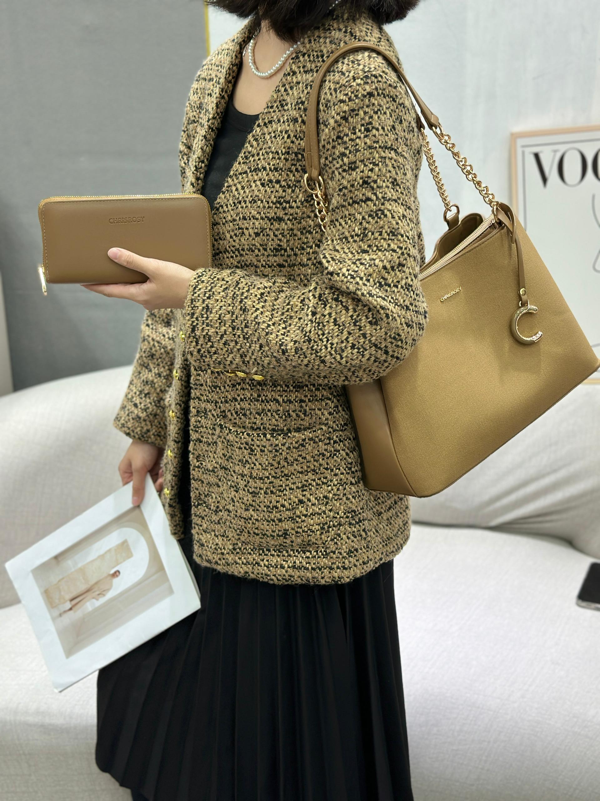 ⚡ FLASH OFFER ⚡ - 2 in 1 Classy Women Handbag Lady PU Leather Shoulder Bag Ladies Handbags Sling Bags Hand Bags For Ladies At Affordable Price