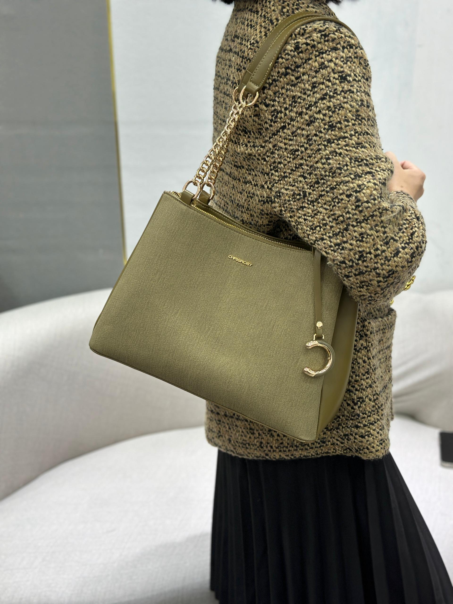 ⚡ FLASH OFFER ⚡ - 2 in 1 Classy Women Handbag Lady PU Leather Shoulder Bag Ladies Handbags Sling Bags Hand Bags For Ladies At Affordable Price