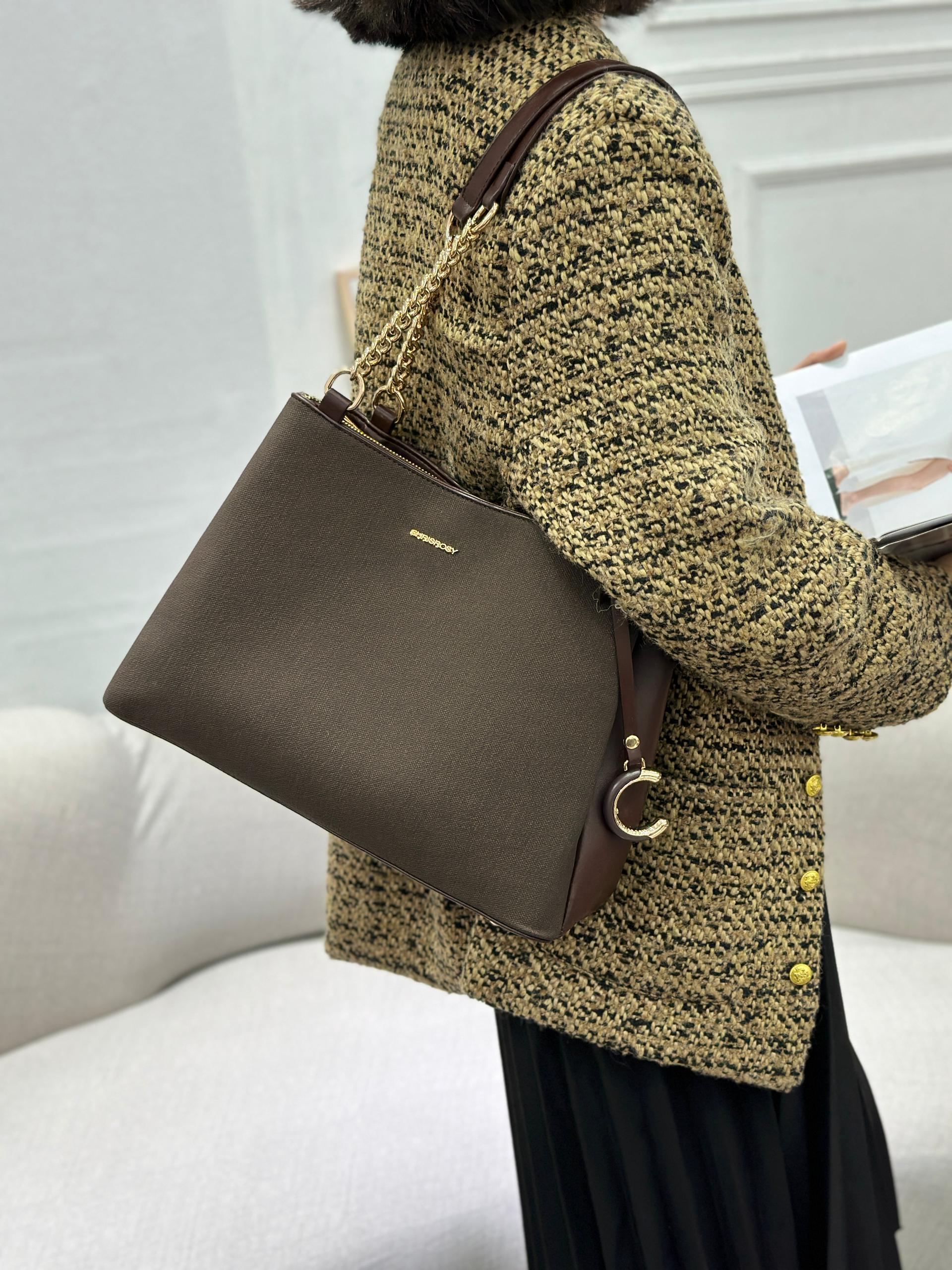 ⚡ FLASH OFFER ⚡ - 2 in 1 Classy Women Handbag Lady PU Leather Shoulder Bag Ladies Handbags Sling Bags Hand Bags For Ladies At Affordable Price