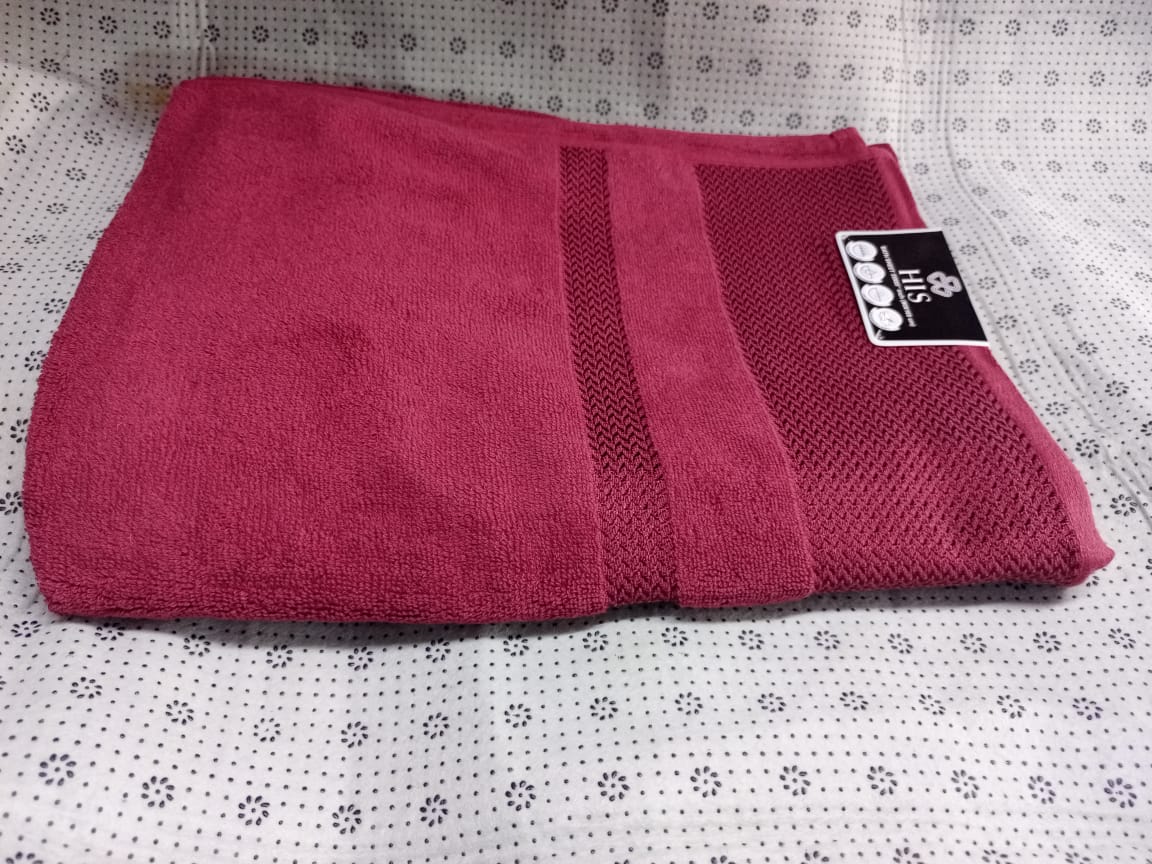 🧨 CLEARANCE OFFER 🧨 - [OFFER!!] [OFFER!!!] 1PC Classy  HIS coloured towels  Large (90x165cm) At Affordable Price And OF Very High Quality